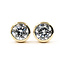 Earrings Stud 1ctw Round Brilliant Cut Lab Grown Diamond 14ky 6.7mm 2.31g 126070076