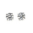 Earrings Stud 4ctw Round Lab Grown Diamond 14kw 10mm 2.6g 126070077