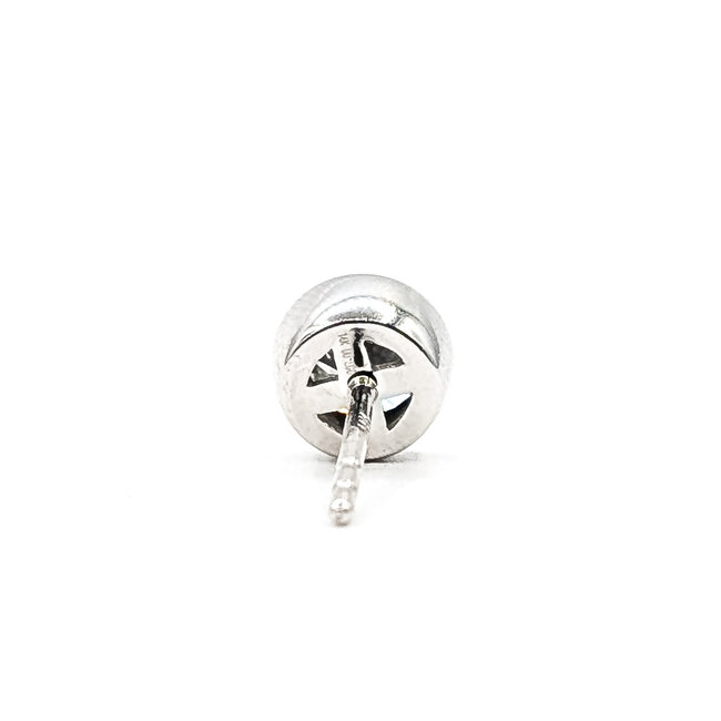 Earrings Stud 1.25ctw Round Brilliant Cut Lab Grown Diamond 14kw 6.7mm 2.3g 126070078