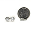 Earrings Stud 1.25ctw Round Brilliant Cut Lab Grown Diamond 14kw 6.7mm 2.3g 126070078