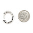 Earrings Hoop Huggie Inside/outside 1.8ctw Round Lab Grown Diamond 18kw 17x3mm 5.14g 126070080