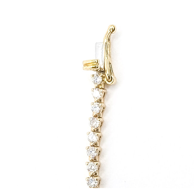 Bracelet Tennis 1.5ctw Round Diamond 14ky 5.25g 126070082