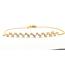 Bracelet Bolo 1ctw Round Diamond 10ky 5mm 6.5-7.5" 3.88g 126070083