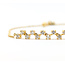 Bracelet Bolo 1ctw Round Diamond 10ky 5mm 6.5-7.5" 3.88g 126070083