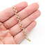 Bracelet Bolo 1ctw Round Diamond 10ky 5mm 6.5-7.5" 3.88g 126070083