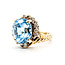 Ring Bypass Cable Band .16ctw Round Diamonds 3.5ct Sky Blue Topaz 14ky 3mm Sz4.5 4.02g 126060039