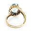 Ring Bypass Cable Band .16ctw Round Diamonds 3.5ct Sky Blue Topaz 14ky 3mm Sz4.5 4.02g 126060039