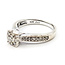 Ring Promise Milgrain .33ctw Round Diamonds 10kw 3.6mm Sz7 3.66g 126060033