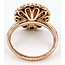 Ring Double Halo .75ctw Round Diamonds 14kr 15mm Sz5.5 4.65g 126060046