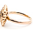 Ring Double Halo .75ctw Round Diamonds 14kr 15mm Sz5.5 4.65g 126060046