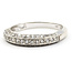 Ring Bridal Milgrain .46ctw Round Diamonds 18kw 3.65mm Sz6.5 2.56g 126060051