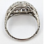 Ring Scroll Milgrain .58ctw Old Euro Diamonds Plat 10mm Sz6 3.07g 126060052
