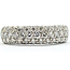 Ring Bridal Pave 1.00ctw Round Diamonds 14kw 5mm Sz6.75 5.38g 126060053