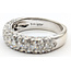 Ring Bridal Pave 1.00ctw Round Diamonds 14kw 5mm Sz6.75 5.38g 126060053