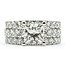 Ring Engagement Anniversary Set 2ct Princess Cut Lab Grown Diamond 3ctw Lab Grown Diamonds 14kw 8.5mm Sz7 9.63g 126070092