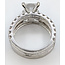 Ring Engagement Anniversary Set 2ct Princess Cut Lab Grown Diamond 3ctw Lab Grown Diamonds 14kw 8.5mm Sz7 9.63g 126070092