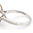 Ring Engagement Halo 3 stone 4ct Marquise Lab Grown Diamond .85ctw Lab Grown Diamonds 14kw 1.8mm Sz6.75 6.01g 126070102