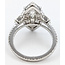 Ring Engagement Halo 3 stone 4ct Marquise Lab Grown Diamond .85ctw Lab Grown Diamonds 14kw 1.8mm Sz6.75 6.01g 126070102