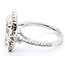 Ring Engagement Halo 3 stone 4ct Marquise Lab Grown Diamond .85ctw Lab Grown Diamonds 14kw 1.8mm Sz6.75 6.01g 126070102