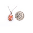 Pendant Halo 2.80ct Oval Vivid Fancy Pink Lab Grown Diamond .20ctw Lab Grown Diamonds 14kw 10.11mm 18" 2.66g 126070100