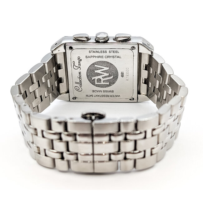 Watch Raymond Weil Tango 4881 36x34mm Stainless Steel 8" Box & Manual 125126006