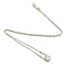 Necklace Station .33ctw Round Diamonds 14kw 2.5mm 16" 2.55g 126060050