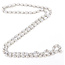 Necklace Tennis 12ctw Pear Lab Grown Diamonds 10kw 2.6mm 16" 12.71g 126070099