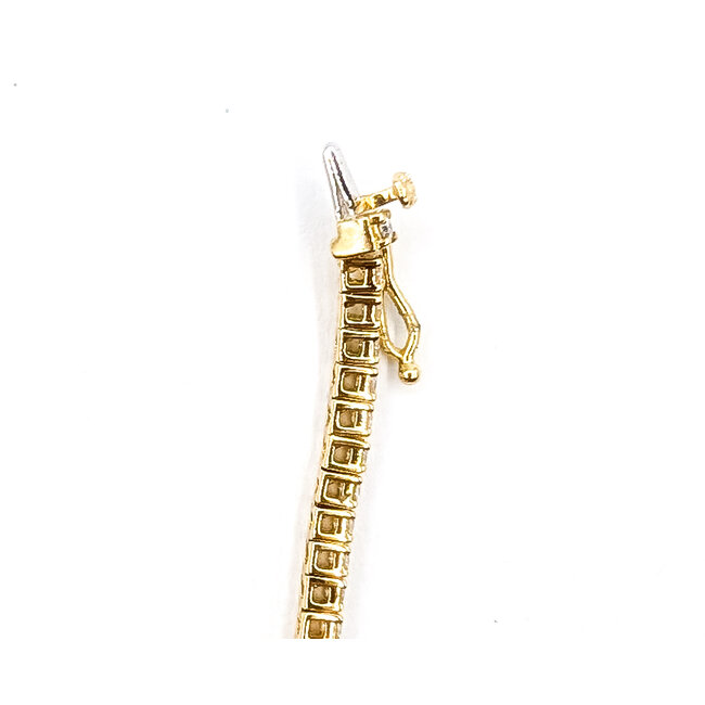 Bracelet Tennis 2ctw Round Diamonds 14ky 2.1mm 6.75" 8.12g 126070089