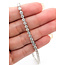 Bracelet Tennis 5ctw Round Lab Grown Diamonds 14kw 3.4mm 6.75" 10.37g 126070097