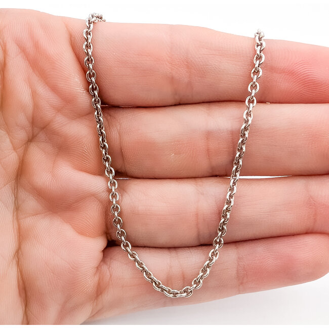 Necklace Hermes D'anere Pendent 925 2.2mm 9.4g 126062005