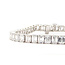 Bracelet Tennis 13.75ctw Emerald Lab Grown Diamonds 14kw 4.1mm 6.75" 14.06g 126070098