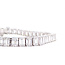 Bracelet Tennis 13.75ctw Emerald Lab Grown Diamonds 14kw 4.1mm 6.75" 14.06g 126070098
