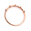 Ring Cable .09ctw Round Diamonds 10kr Sz6.5 .95g 126070107