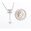 Necklace CC Inspired .12ctw Round Diamonds 14kw 16-17-18" 1.45g 126070108
