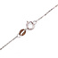 Necklace CC Inspired .12ctw Round Diamonds 14kw 16-17-18" 1.45g 126070108