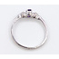 Ring Dainty .10ctw Round Diamonds .20ct Purple Amethyst 10kw 2mm Sz7 1.46g 126070110