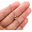 Bracelet Solitaire Adjustable Length .75ct Pink Morganite 10kr 5.25mm 7.25" 1.81g 126070111