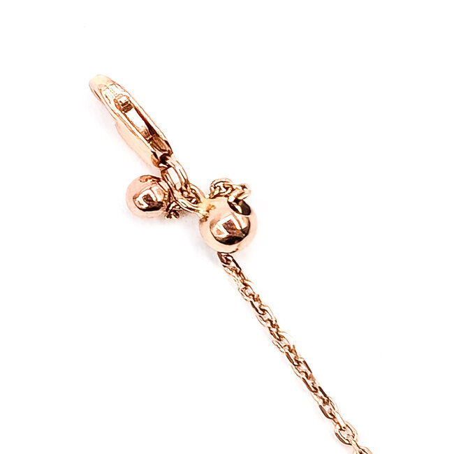 Bracelet Solitaire Adjustable Length .75ct Pink Morganite 10kr 5.25mm 7.25" 1.81g 126070111