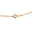 Necklace Halo .23ctw Round Diamonds .30ct Ruby 18ky 16" 2.31g 126070112