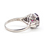 Ring Open Work .05ctw Round Diamonds 5.05ct Grape Garnet 900pt 11mm Sz9 6.15g 126070117