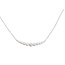 Necklace Bar .33ctw Round Diamonds 14kw 18" 4.02g 126070123