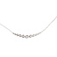 Necklace Bar .33ctw Round Diamonds 14kw 18" 4.02g 126070123