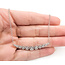 Necklace Bar .33ctw Round Diamonds 14kw 18" 4.02g 126070123