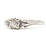 Ring Promise 3-Stone .30ctw Old European Diamonds 14kw 1.5mm Sz7 1.68g 126070128
