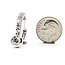 Earrings Hoop Bezel Drop 3.25ctw Round Lab Grown Diamonds 14kw .6" 8.18g 125090067