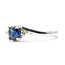 Ring 0.06ctw Diamonds 0.7ctw Sapphire 14kw 125110128