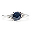 Ring 0.06ctw Diamonds 0.7ctw Sapphire 14kw 125110128