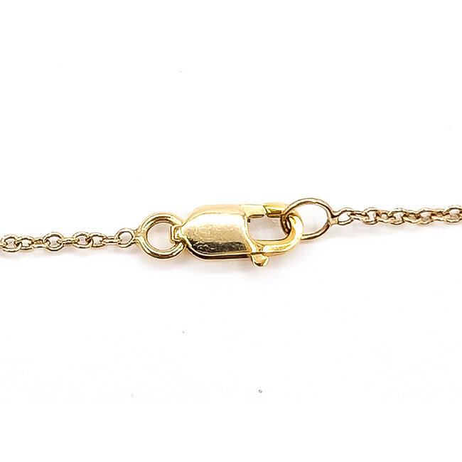Necklace 8.26ctw Citrine 14ky 16-18" 223030018