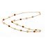 Necklace 8.26ctw Citrine 14ky 16-18" 223030018
