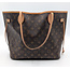 Handbag Louis Vuitton Neverfull Monogram MM 126075006